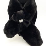 Rhinestone Faux Collar